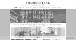 Desktop Screenshot of immocentral.at